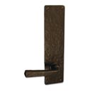 Coastal Bronze 120 Series Solid Bronze Dummy Door Handleset - Large Square Plate - 11" H x 2 3/4" W