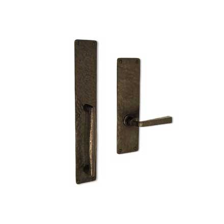Coastal Bronze [130-00-DUM] Solid Bronze Dummy Door Entry Set - Tall Square Plate - 18" H x 2 3/4" W