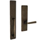 Coastal Bronze 130 Series Solid Bronze Dummy Door Entry Set - Tall Square Plate - 18" H x 2 3/4" W
