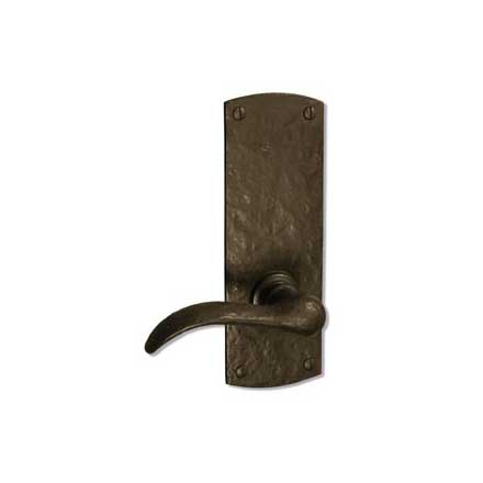 Coastal Bronze 210 Series Solid Bronze Passage/Privacy Door Handleset - Medium Arch Plate - 8&quot; H x 2 3/4&quot; W