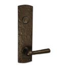 Coastal Bronze 220 Series Solid Bronze Tubular Latch & Bolt Door Entry Set - Large Arch Plate - 11" H x 2 3/4" W