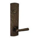 Coastal Bronze 220 Series Solid Bronze Tubular Latch &amp; Bolt Door Entry Set - Large Arch Plate - 11&quot; H x 2 3/4&quot; W