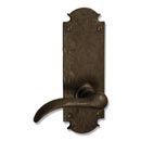 Coastal Bronze 310 Series Solid Bronze Passage/Privacy Door Handleset - Medium Euro Plate - 8&quot; H x 2 3/4&quot; W