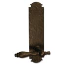 Coastal Bronze 320 Series Solid Bronze Passage/Privacy Door Handleset - Large Euro Plate - 11" H x 2 3/4" W