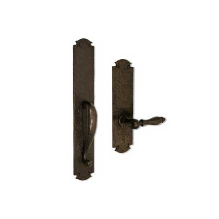 Coastal Bronze [330-00-DUM] Solid Bronze Dummy Door Entry Set - Tall Euro Plate - 18" H x 2 3/4" W
