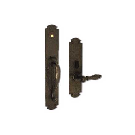 Coastal Bronze 330 Series Solid Bronze Mortise Door Entry Set - Tall Euro Plate - 18" H x 2 3/4" W