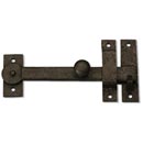 Coastal Bronze [50-100] Bronze Door Drop Bar Latch w/ Knob - 7 1/2" L