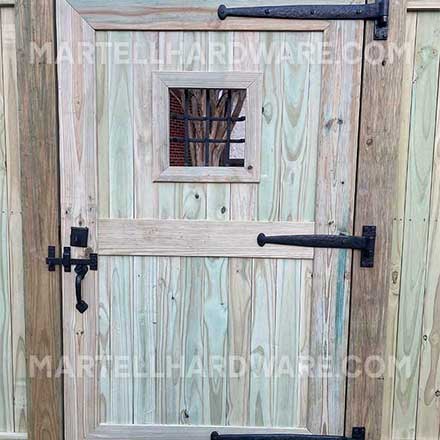 Single 48" Wood Gate - Hardware Gallery - Coastal Bronze Traditional Gate Hardware