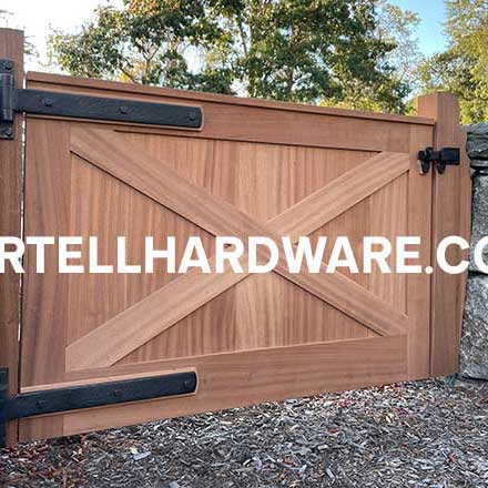 Cedar 60" Wood Gate - Hardware Gallery - Coastal Bronze Traditional Gate Hardware