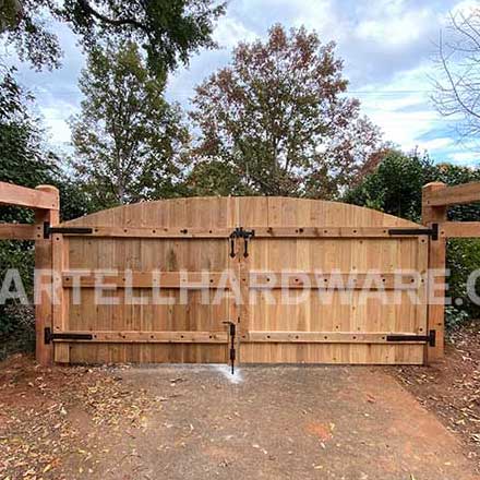 Double Driveway Gate - Hardware Gallery - Coastal Bronze Traditional Gate Hardware