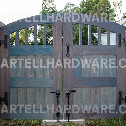 Arched Double Gate - Hardware Gallery - Coastal Bronze Traditional Gate Hardware