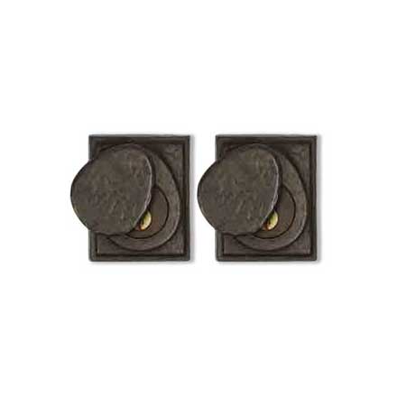 Coastal Bronze [30-100-SL] Solid Bronze Door Deadbolt - Single Cylinder - Self Latching - 2 1/2&quot; x 3&quot; Plate