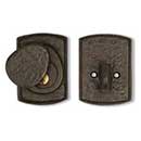 Coastal Bronze [30-110] Solid Bronze Door Deadbolt - Arch Plate - Single Cylinder - 2 1/2" x 3" Plate