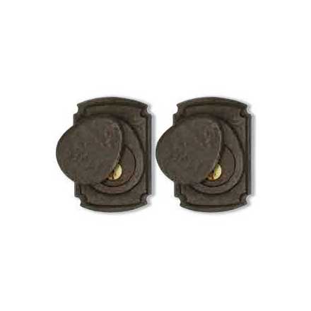 Coastal Bronze [30-120-D] Solid Bronze Door Deadbolt - Euro Plate - Double Cylinder - 2 1/2&quot; x 3&quot; Plate