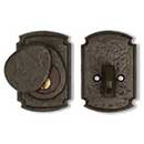 Coastal Bronze [30-120] Solid Bronze Door Deadbolt - Euro Plate - Single Cylinder - 2 1/2" x 3" Plate