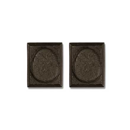Coastal Bronze [30-200-D] Solid Bronze Door Deadbolt - Small Square Plate - Double Cylinder - 2&quot; x 2 1/2&quot; Plate