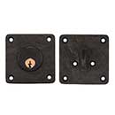 Coastal Bronze [30-290] Solid Bronze Door Deadbolt - Large Square Plate - Single Cylinder - 2 3/4" x 2 3/4" Plate