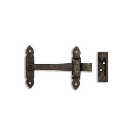 Coastal Bronze [50-130] Solid Bronze Gate Drop Bar Latch - Reverse Bevel - Spear End - 6 1/2&quot; L