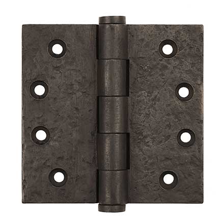 Coastal Bronze [30-400] Solid Bronze Gate Butt Hinge - Button Tip - 4&quot; H x 4&quot; W