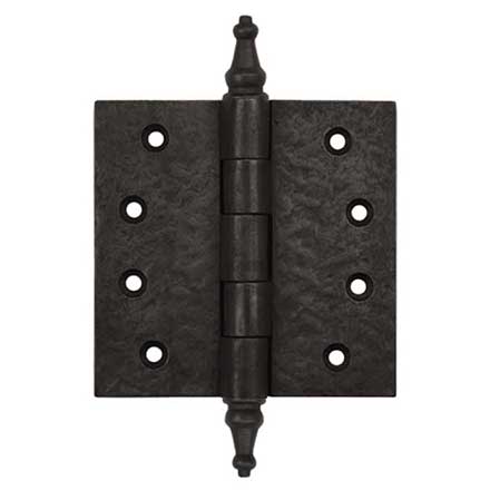 Coastal Bronze [30-402] Solid Bronze Gate Butt Hinge - Steeple Tip - 4" H x 4" W