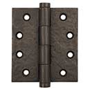 Coastal Bronze [30-405] Solid Bronze Gate Butt Hinge - Button Tip - 5" H x 4 1/2" W