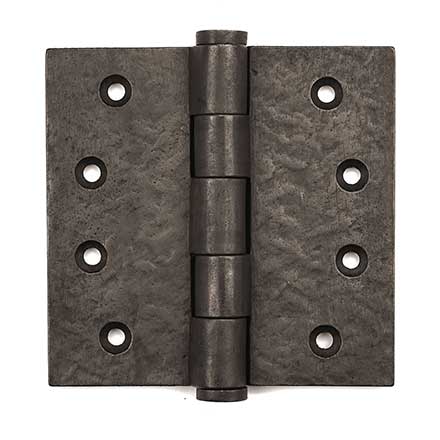Coastal Bronze [30-423] Solid Bronze Gate Butt Hinge - Button Tip - 4 1/2&quot; H x 4 1/2&quot; W