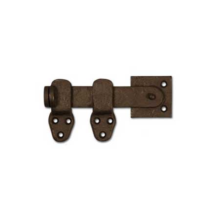 Coastal Bronze [50-420] Solid Bronze Gate Drop Bar Flip Latch - Lockable - 3 Piece - 5&quot; L