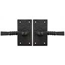 Coastal Bronze [400-00-DUM] Solid Bronze Gate Case Latch Dummy Set - Double - Square Plate - 5 1/4&quot; H x 3 1/4&quot; W