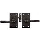 Coastal Bronze [400-00-SET-RH] Solid Bronze Gate Case Latch Set - Right Hand - 5 1/4&quot; H x 3 1/4&quot; W