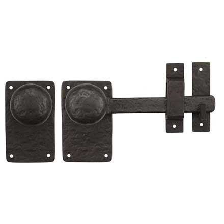 Coastal Bronze [60-100-00-RH] Solid Bronze Passage Gate Drop Bar Latch - Square Plate - Right Handed - 7&quot; L