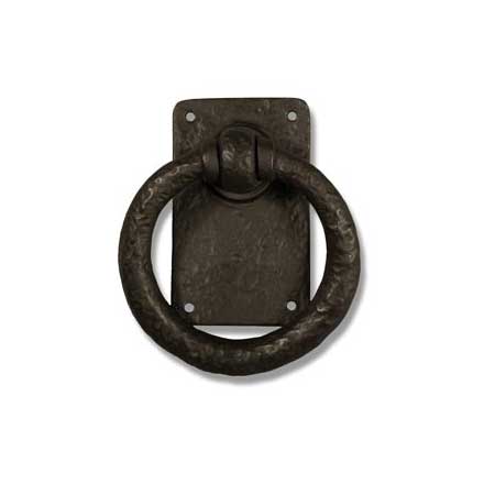 Coastal Bronze [60-200] Solid Bronze Door Large Ring Turn On Plate - 4 1/2&quot; Dia.