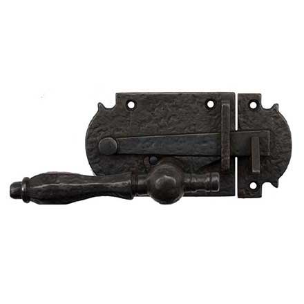 Coastal Bronze [60-350-00-F-RH] Solid Bronze Passage Gate Drop Bar Latch - Euro Plate - Single Side - Right Handed