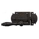 Coastal Bronze [60-350-00-F-RH] Solid Bronze Passage Gate Drop Bar Latch - Euro Plate - Single Side - Right Handed