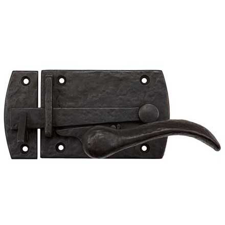 Coastal Bronze [60-360-00-FX-LH] Solid Bronze Passage Gate Drop Bar Latch - Arch Plate - Mix &amp; Match Set - Left Handed