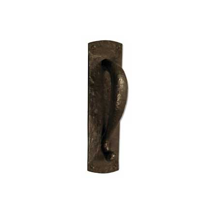 Coastal Bronze [225-95-PUL] Bronze Door Pull Handle - Cobra Pull on Arch Plate - 12&quot; L