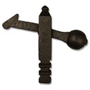 Coastal Bronze [50-300] Solid Bronze Gate Floor Stop - 7 1/2" H