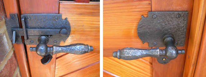Coastal Bronze [60-350-LH] Solid Bronze Gate Drop Bar Latch