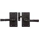 Coastal Bronze [400-00-S-LH] Solid Bronze Gate Case Latch Set - Left Hand - 5 1/4" H x 3 1/4" W