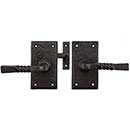 Coastal Bronze [400-00-S-RH] Solid Bronze Gate Case Latch Set - Right Hand - 5 1/4" H x 3 1/4" W