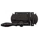 Coastal Bronze [60-350-00-RH] Solid Bronze Passage Gate Drop Bar Latch - Euro Plate - Right Handed