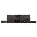 Coastal Bronze [60-361-00-LH] Solid Bronze Double Gate Drop Bar Latch - Arch Plate - Left Handed