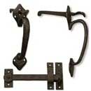 Gate Double Thumblatches - Coastal Bronze Rustic Gate Hardware