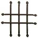 Gate Speakeasy Grilles - Coastal Bronze Rustic Gate Hardware