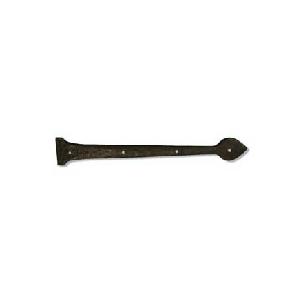 Coastal Bronze [20-115] Bronze Door Decorative Hinge Strap - Spear End - 2 1/4&quot; W x 15&quot; L