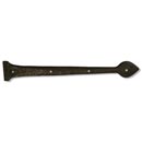 Coastal Bronze [20-115] Bronze Door Decorative Hinge Strap - Spear End - 2 1/4" W x 15" L