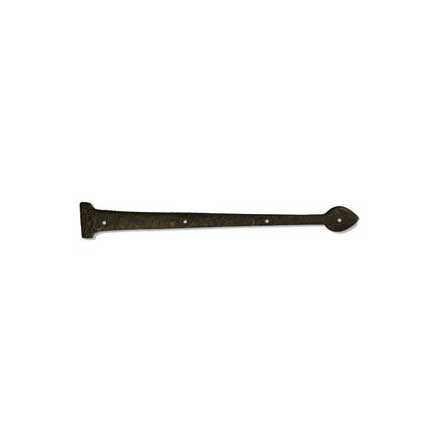 Coastal Bronze [20-120] Bronze Door Decorative Hinge Strap - Spear End - 2 1/2&quot; W x 20&quot; L