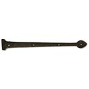 Coastal Bronze [20-120] Bronze Door Decorative Hinge Strap - Spear End - 2 1/2" W x 20" L