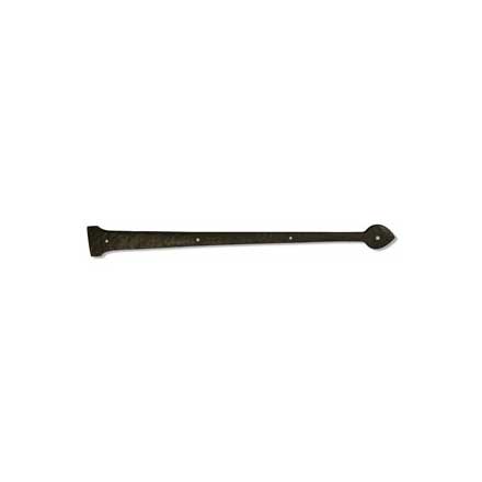 Coastal Bronze [20-125] Bronze Door Decorative Hinge Strap - Spear End - 2 1/2" W x 25" L