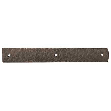 Coastal Bronze [20-140-A] Solid Bronze Decorative Strap Hinge Front - Flat Bar - Arch End - 2&quot; W x 10&quot; L