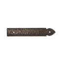 Coastal Bronze [20-140-S] Bronze Door Decorative Hinge Strap - Flat Bar - Spear End - 2" W x 10" L